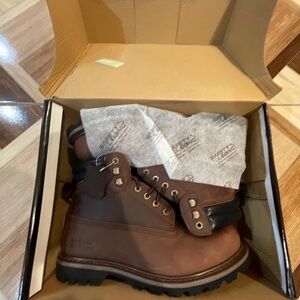 Men's Brown Leather Boots
